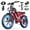 1500W 48V 15.6Ah Red, variant on DTTZH 1000W Peak Electric Bike for Adults, 750W Rated Motor, 24-60 Miles E-Mountain Bike, 20" x 4" Fat Tire Off-Road Ebike, 48V/15Ah UL2849 Certified