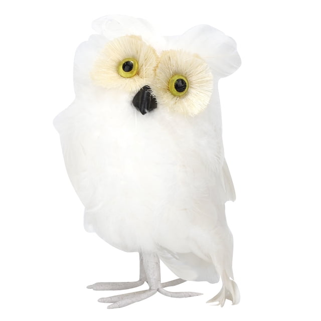 Adornos artificiales de plumas Sailing Búho y pájaro para decoración de bodas hogar jardín fiesta