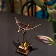thumbnail image 6 of Handcrafted Wooden Automaton Motorized Kinetic Art Sculpture with Realistic Swimming Motion for Home Desk Decoration, 6 of 7