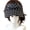 black polka dots, variant on Women’s Polka Dot Wide Brim Sun Visor Hat, Open Top Bow Tie Beach Cap