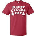 thumbnail image 3 of Inktastic Happy Canada Day with Distressed Maple Leaves T-Shirt, 3 of 5