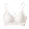 thumbnail image 4 of Sujetador para mujer, sujetador elevador con cuello en V, Bralettes, sujetador para dormir, suave, transpirable, todos los días, 4 of 8
