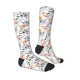 thumbnail image 4 of Lsque Lilies Flowers Printed Crew Socks Men's Women's LightWeight Thin Casual Calf Socks ,Knee High Socks,Cotton Socks, 4 of 9