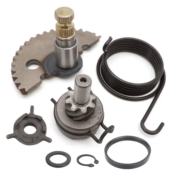 Suitable for Kit completo de eje de engranaje de arranque, resorte de engranaje de ralentí, buje de rueda de trinquete for scooter chino GY6 de 50 cc y 80 cc, ciclomotor, pieza 139QMB