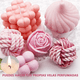 thumbnail image 3 of 109 Piezas Molde De Vela De Silicona Kit Para Velas Malubero, Blanco, 3 of 5