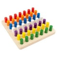 thumbnail image 2 of Big Save,HWRETIE Educational Games Cylinder Socket Blocks Wooden Math Toys,Children Early Educational Toys, 2 of 8