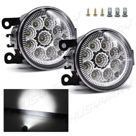 PAIR Front Bumper Fog Light Lamp For 2008-2014 Mitsubishi Outlander