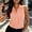 Orange, variant on Women Cotton Gingham Button Down Shirts Slim Fit Sleeveless Blouses Plaid Tops Summer Fashion Clothes S-XXL Yellow