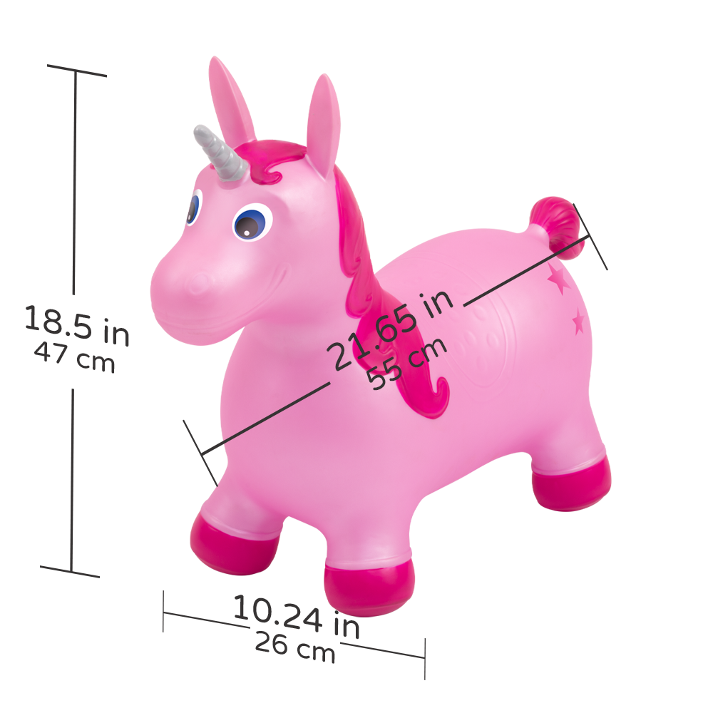 Bounce Buddy Unicorn, Children's Ride-On Toys, Ages 2-4 years old