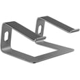 thumbnail image 3 of Aluminum Laptop Stand for Desk Compatible with Mac MacBook Pro Air Apple Notebook, Portable Holder Ergonomic Elevator Metal Riser for 10 to 15.6 inch PC Laptop Computer(Gray), 3 of 7