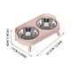thumbnail image 3 of CaiYueKe Non-Slip Elevated Dog Bowls Stainless Steel Double Pet Feeder Dish Anti-Tip Spill Proof Bowls for Cats Small Dogs Senior Pets Food Water Bowls with Neck Support Easy Clean Feeding Station, 3 of 6