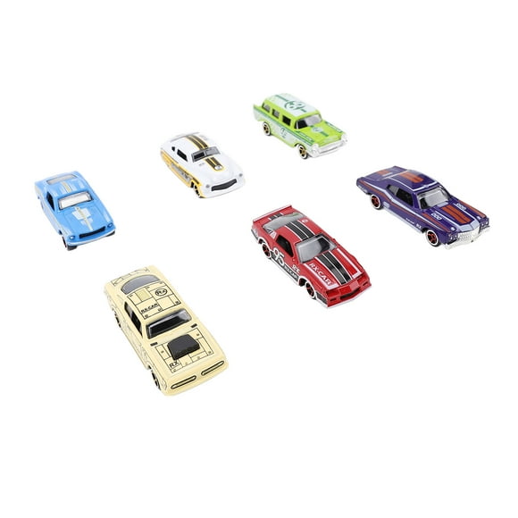 Mini Car Model, Race Car Toy 6pcs Easy Push for Boys