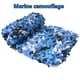 thumbnail image 1 of Redes de camuflaje militar para caza, malla oculta para exteriores, toldo de jardín, Gazebo de sombreado, color blanco, azul y Beige, 1,5x1m, 1,5x10m, 4x5m, 1 of 4