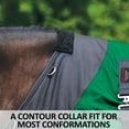 thumbnail image 3 of STORM SHIELD Extreme Euro Heavy Turnout Horse Blankets | Color Green | Size 76, 3 of 9