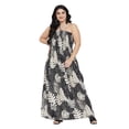 thumbnail image 2 of Oussum Women Long Tube Dress Sleeveless Summer Maxi Plus Size Dresses, Black, 2 of 7