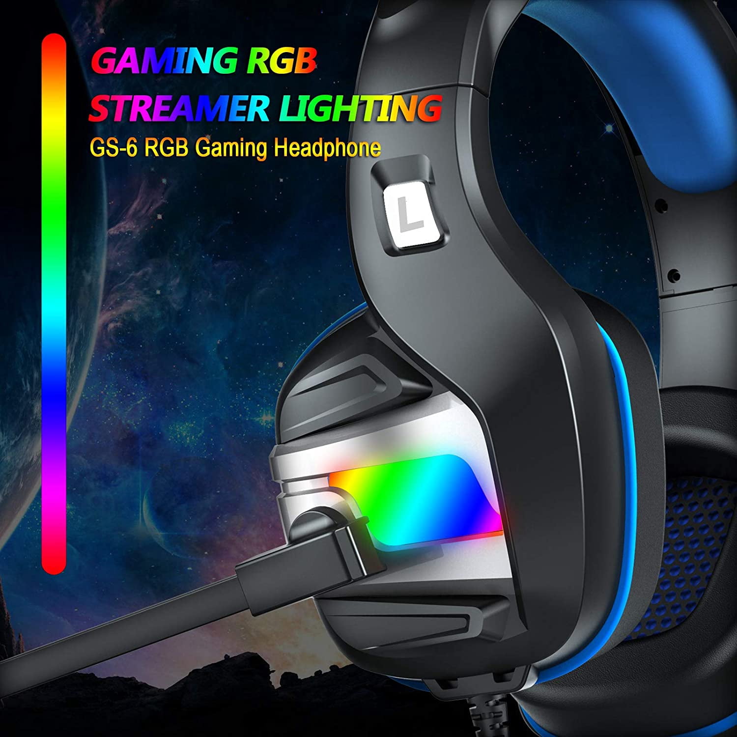 YJY Gaming Headset with 7.1 Surround 