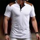 thumbnail image 1 of pstuiky camisetas para hombre, Blusa de manga corta de color liso para hombre, estilo informal de verano, a la moda ropa de hombre m, 1 of 4