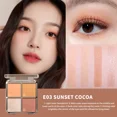 thumbnail image 4 of Heallor Liangni Shike puede ser un disco de sombra de ojos de cuatro colores con color mate, delicado, de larga duración, MicroFlash natural y, 4 of 5