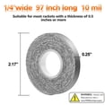 thumbnail image 2 of Cinta de plomo ArLinal para palas de pickleball de 1 g/pulgada, 2,5 cm x 2,46 m, 2 of 6