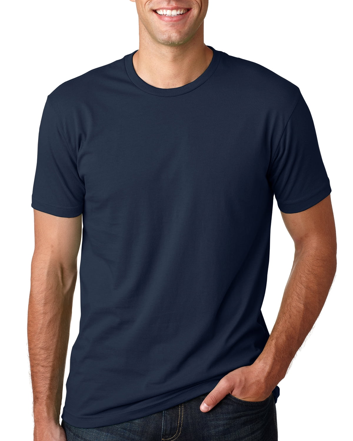 Midnight Navy XX-Large Next Level Mens Premium Fitted Short Sleeve V-Neck Tee