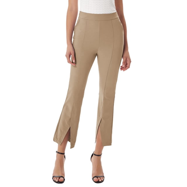 Txlixc Pantalones cortos, pantalones de campana de cintura alta Txlixc moda