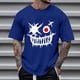 thumbnail image 4 of Camisetas de Cuello de la Tripulación de los Hombres de Poliéster Impreso en Seco Rápido, Cuello Redondo de Corte 3D para Gimnasio, Carrera, Ciclismo Y Ocasional, 4 of 4