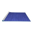 thumbnail image 2 of Ahgly Company Machine Washable Indoor Rectangle Abstract Blue Contemporary Area Rugs, 4' x 6', 2 of 4