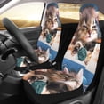 thumbnail image 3 of Fotbe Playful Cat Pattern Automotive Seat Covers for Cars Trucks and SUVs – Car Seat Covers for Front Seats,Protective Seat Covers,Vehicle Seat Covers, Set of 2, 3 of 9