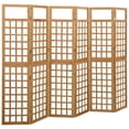 thumbnail image 1 of vidaXL 6-Panel Room Divider/Trellis Solid Fir Wood 242.5x180 cm, 1 of 4