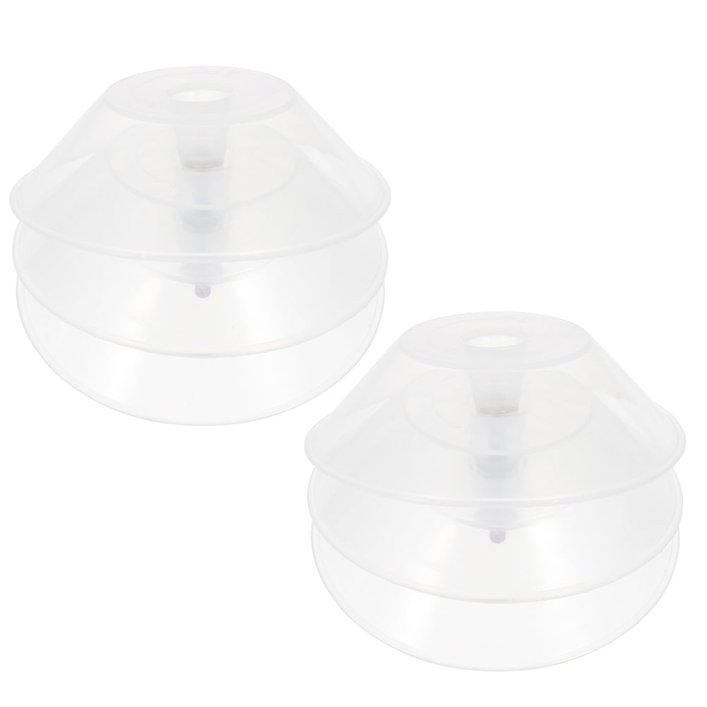 Homoyoyo 6Pcs Durable White Range Hood Oil Collection Cup Universal Fit for Home