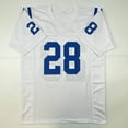 thumbnail image 4 of Autographed/Signed Jonathan Taylor Indianapolis White Football Jersey JSA COA, 4 of 4