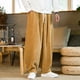 thumbnail image 4 of Pantalones largos para hombre, casuales, de moda, para vacaciones, lisos, casuales, con cintura elástica y bolsillos., 4 of 6
