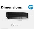 thumbnail image 4 of HP EliteDesk 805 G9 SFF Business Desktop, AMD Ryzen 5 8500G (Up to 5.0GHz), 64GB DDR5, 2TB SSD, Dual 4K Support, USB-C, HDMI, DP Port, Wi-Fi, Bluetooth, Windows 11 Pro, Keyboard & Mouse Included, 4 of 7