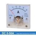 thumbnail image 2 of 91C4-A Analog Current Panel Meter DC 50A Ammeter for Circuit Testing 1 PCS, 2 of 6