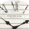 thumbnail image 3 of FirsTime 10066 Shiplap Wall Clock, White, 3 of 4