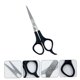 thumbnail image 5 of Juego de tijeras de barbero profesionales de acero inoxidable con mango ergonómico para mayor comodidad., 5 of 5