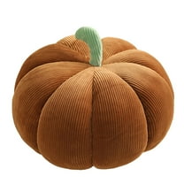 13.8" Halloween Pumpkin Floor Pillow - Oversized Plush Throw Cushion for Kids, Girls & Home Decor, Cute Pumpkin-Shaped Seating Pad & Decorative Accent