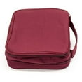 thumbnail image 2 of Canvas Organizer With Study Kit Bible Cover, Burgundy, Large, 2 of 3