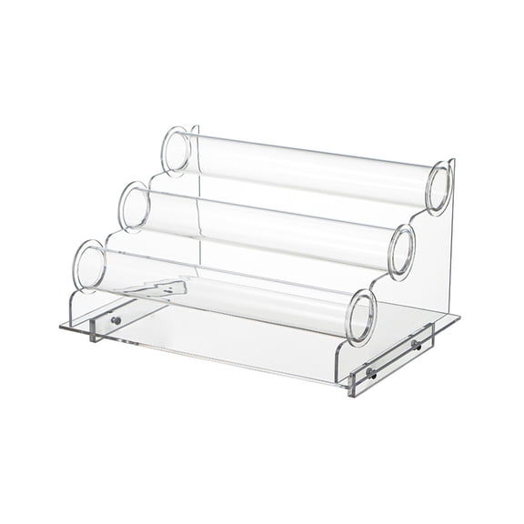 Acrylic Bracelet Display Stand with 3 Tiers Rack Transparent Jewelry Organizer for Watch and Bangles Accessories Holder