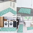 thumbnail image 5 of Pioneer Flower Floral Print Pattern Kitchen Rugs Sets Of 2, Anti Fatigue Non Slip Washable Floor Mats for Kitchen Sink Laundry, 17X30 Inch + 17X47 Inch, 5 of 6