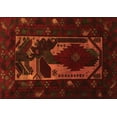 thumbnail image 1 of Ahgly Company Indoor Rectangle Persian Orange Traditional Area Rugs, 2' x 5', 1 of 1