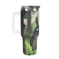 thumbnail image 3 of Totoro 40 Oz Tumbler With Handle And Straw Lid, Stainless Steel Vacuum Insulated Tumbler, Travel Mug Straw Covers Cup, Gifts for Women Men, 3 of 8
