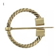 thumbnail image 6 of HOOUN Viking Brooch Shawl Cloak Pin Clasp Norse Medieval Penannular Jewellery Pagan-11, 6 of 9