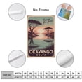 thumbnail image 2 of Retro Okavango Delta Motivational Travel Poster Inspirational Vintage Wall Art for Office Home Decor Study Room Print Poster, 2 of 8