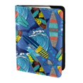 thumbnail image 2 of Pofeuu Hawaiian Style Print Travel Document Organizer Passport Holder Men Women for Family (6.5 in x 4.5 in),Wallet Holder Credit Card Clutch Bag Case, 2 of 5