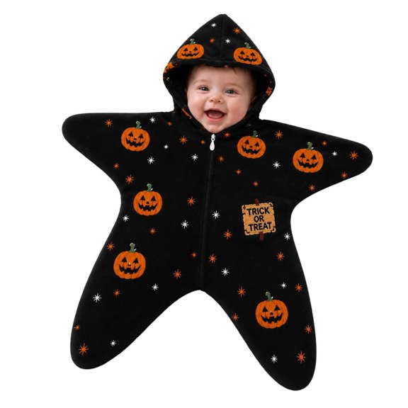 Baby Starfish Onesie, Baby Star Suit, Halloween Clothes One Piece Soft Winter Outfits