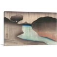 thumbnail image 1 of ARTCANVAS Ochanomizu in the Rain Canvas Art Print by Utagawa Kuniyoshi - Size: 26" x 18" (0.75" Deep), 1 of 9