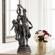 Kensington Hill Maiden and Cupid 27" High Accent Sculpture