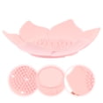 thumbnail image 6 of 4 Pcs Soap Holder Bathroom Container Bathtub Trays for Dish Flower-shape Silicone Box, 6 of 6