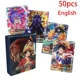 thumbnail image 1 of Tarjetas de colección de personajes de One Piece, tarjetas de Demon Slayer, versión en inglés, SSR, Ultra raras, Tanjirou, Kamado, Nezuko, 50 piezas, 1 of 4